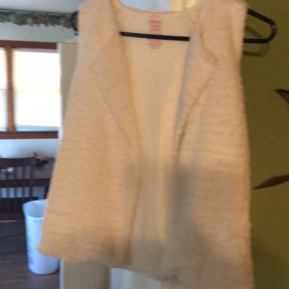 Faded glory faux vest